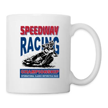 Speedway - Motorcycle Speedway - Tasse - Weiß - Rechts