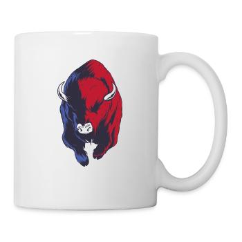 Bison Buffalo - Mug blanc - blanc - Droite