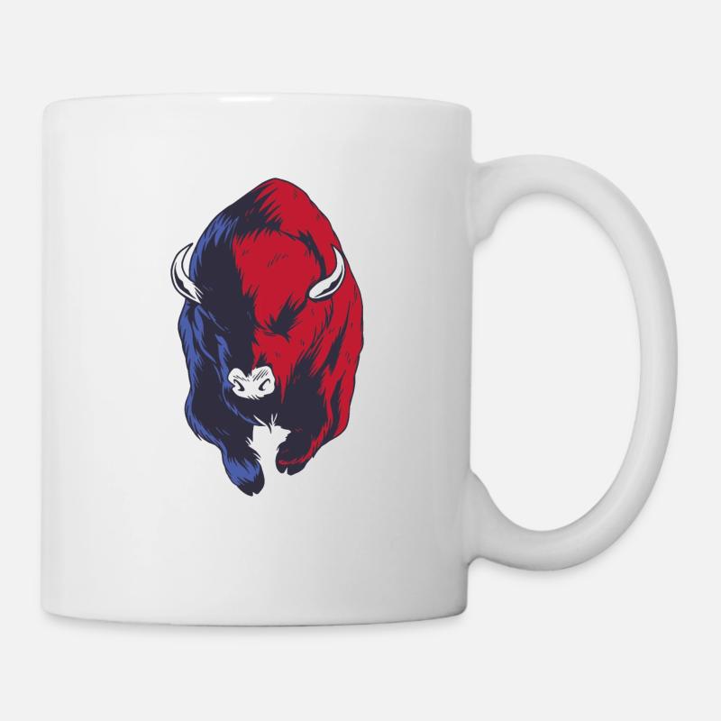 Bison Buffalo - Mug blanc - blanc