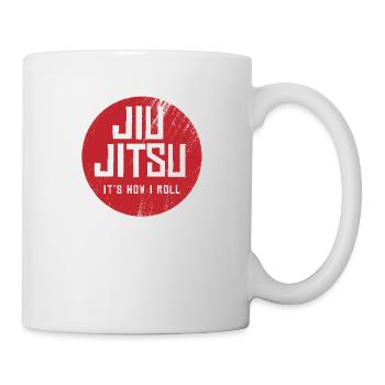 BJJ Jiu Jitsu Gift Wrestler Sambo Judo MMA Grappli - Tasse - Weiß - Rechts