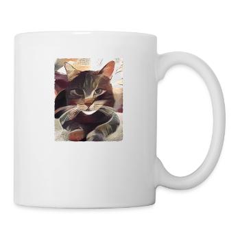 Cats cat, funny sayings - Mug - white - Right