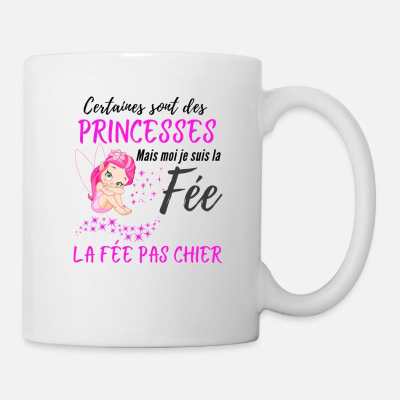 la fée pas chier - Mug blanc - blanc