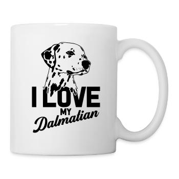 I LOVE MY DALMATIAN - Mug - white - Right