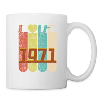 Love 1971 - Tasse - Weiß - Rechts