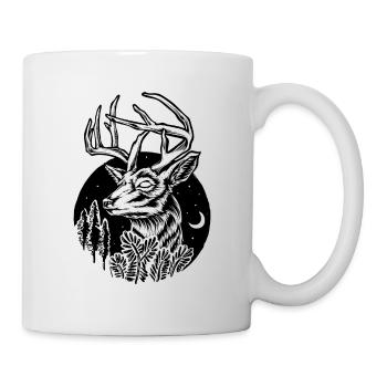 Nature Deer Sketch - Mug - white - Right