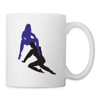Lèche-le, aime ça - Mug blanc - blanc - Droite