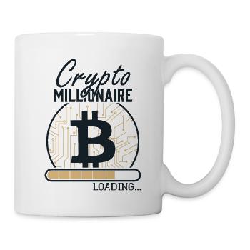 Crypto Millionaire Loading Bitcoin BTC Hodler Crypto - Mug - white - Right