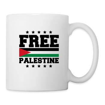 free palestine - Mug blanc - blanc - Droite