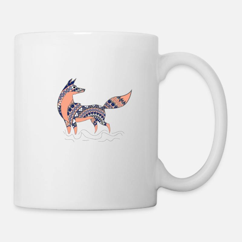 Fuchs - Tasse - Weiß