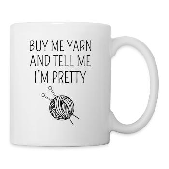 Crocheting Crochet Knitting Crocheter Funny - Mug - white - Right