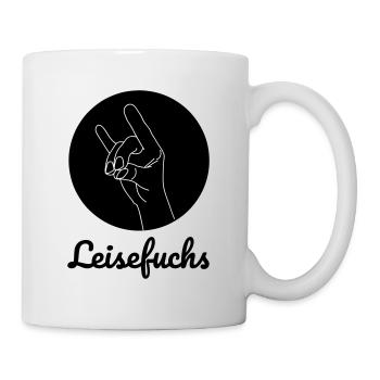Leisefuchs - Tasse - Weiß - Rechts