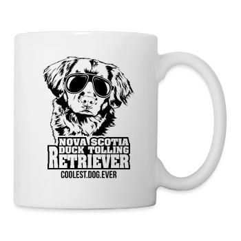 NOVA SCOTIA DUCK TOLLING RETRIEVER chien le plus cool - Mug blanc - blanc - Droite