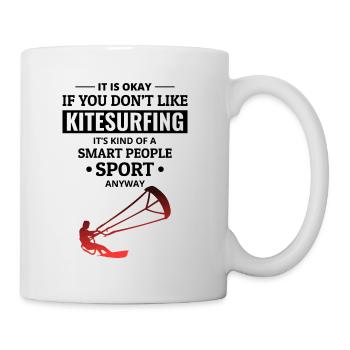 Kitesurfen Kiteboarding Kiteboarder Kitesurf - Tasse - Weiß - Rechts