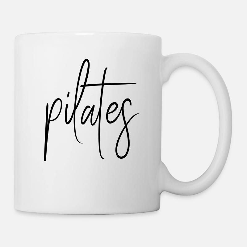 pilates 2 - Tasse - Weiß