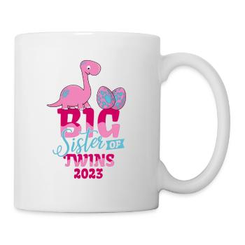Big Sister of Twins 2023 - Twins - Mug - white - Right
