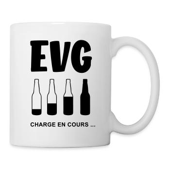 EVG Futur marié alcool charge en cours - Mug blanc - blanc - Droite