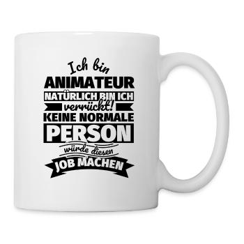 Animateur Geschenke - Tasse - Weiß - Rechts