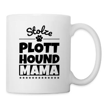 Stolze Plott Hound Mama - Tasse - Weiß - Rechts