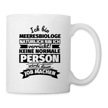 Meeresbiologe Geschenke - Tasse - Weiß - Rechts