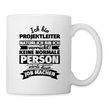 Projektleiter Geschenke - Tasse - Weiß - Rechts