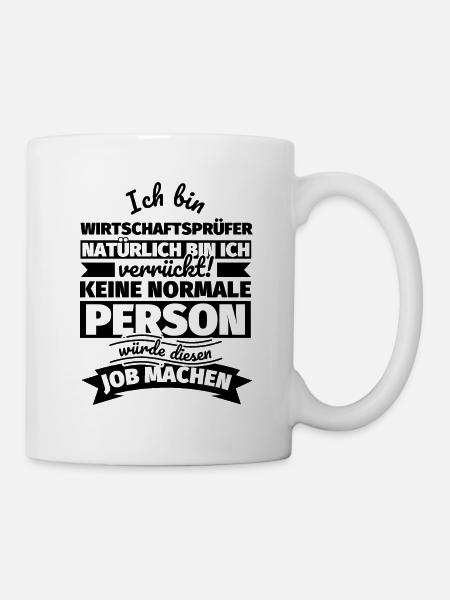 Wirtschaftsprüfer Geschenke - Tasse - Weiß