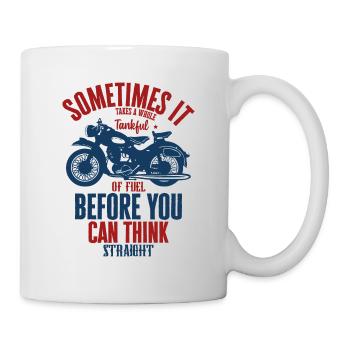 Motorcycle Fans Saying Gift Idea - Mug - white - Right
