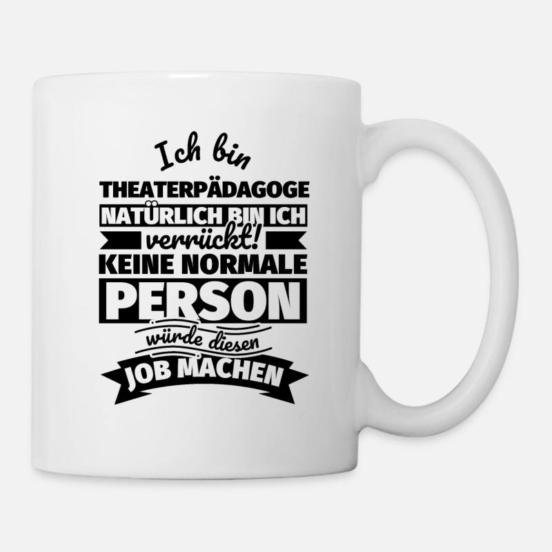 Theaterpädagoge Geschenke - Tasse - Weiß
