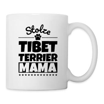 Stolze Tibet-Terrier Mama - Tasse - Weiß - Rechts