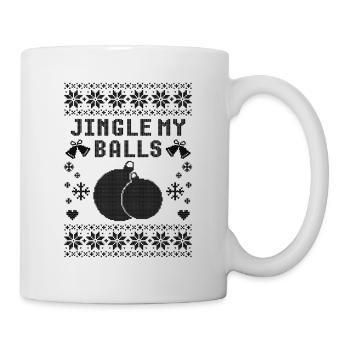 Jingle My Balls Moche Noël - Mug blanc - blanc - Droite