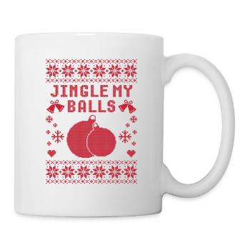 Jingle My Balls Moche Noël - Mug blanc - blanc - Droite
