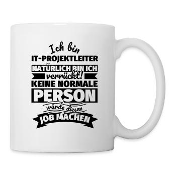 IT-Projektleiter Geschenke - Tasse - Weiß - Rechts