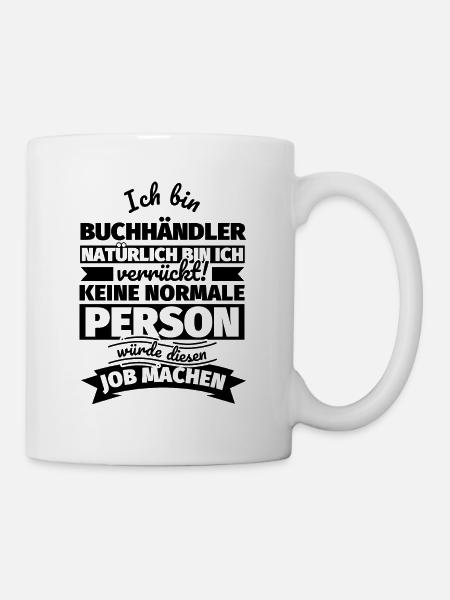 Buchhändler Geschenke - Tasse - Weiß