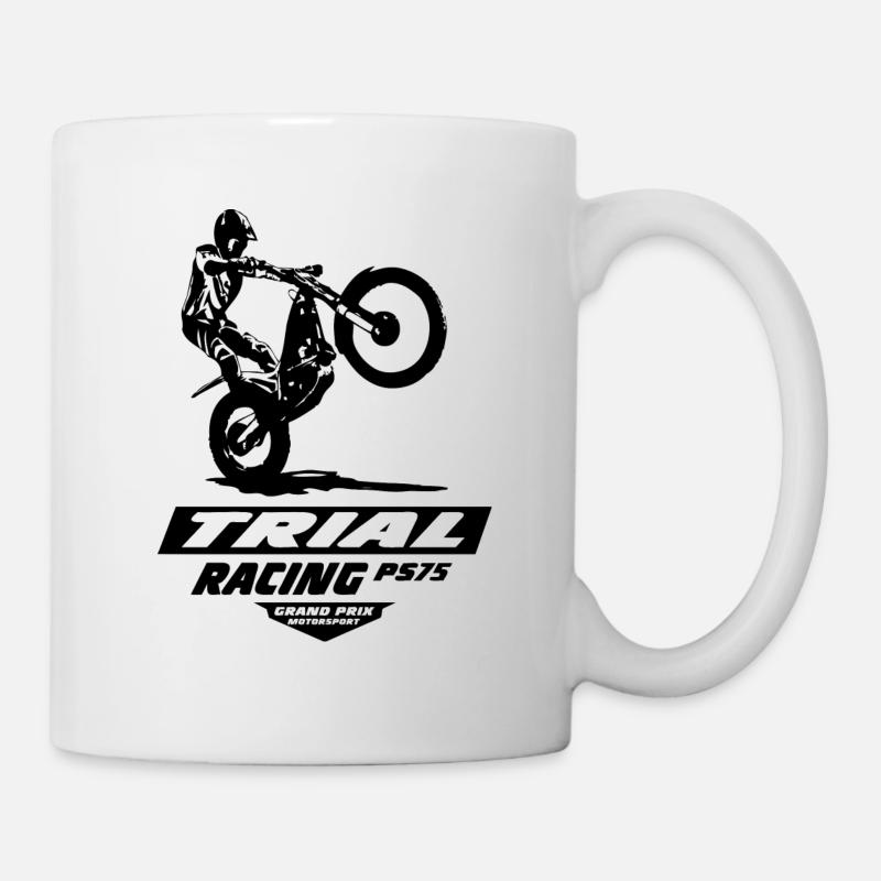 Trial - Trialsport - Moto Trial - Motorcycle Trial - Mug blanc - blanc