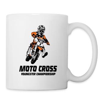 Kinder Motocross - KIDS MX - Mug - white - Right