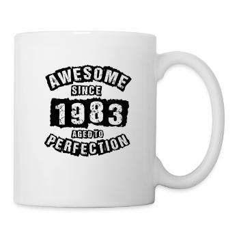40 anniversaire 40 ans né en 1983 - Mug blanc - blanc - Droite