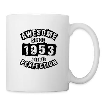 1953 vintage vintage cadeau d’anniversaire rétro - Mug blanc - blanc - Droite