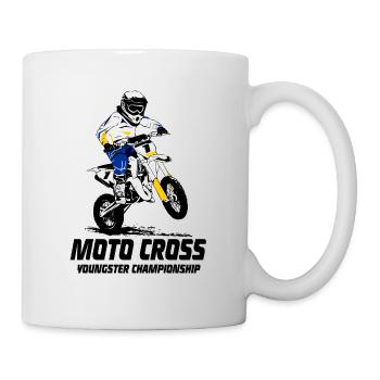 Kinder Motocross - KIDS MX - Mug - white - Right