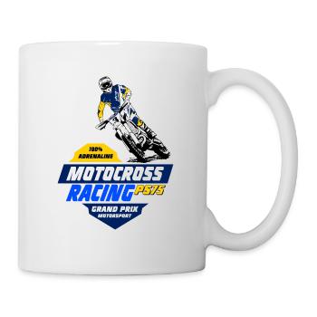Moto Cross - Motocross - Supercross - Mug blanc - blanc - Droite