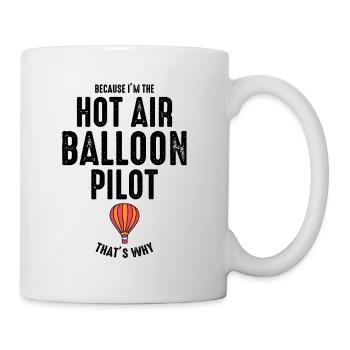 Hot Air Ballooning Hopper Balloon Ride Balloonist - Mug - white - Right