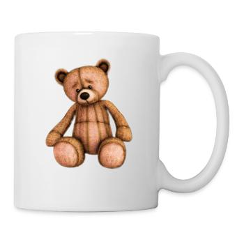 Teddybär - Tasse - Weiß - Rechts