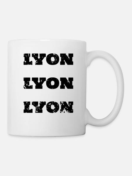 Lyon, Frankreich - Tasse - Weiß