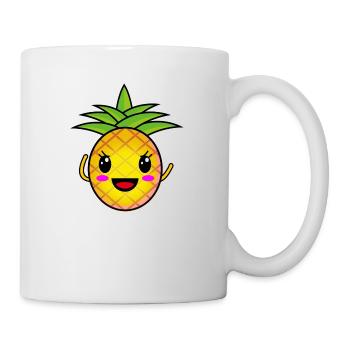 Süße Baby Ananas - Tasse - Weiß - Rechts