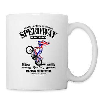 Speedway - Motorcycle Speedway - Tasse - Weiß - Rechts