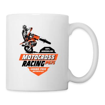 Moto Cross - Motocross - Supercross - Mug - white - Right