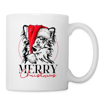 Santa Chihuahua Merry Christmas Dogs Wilsigns - Mug - white - Right