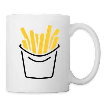 frites - Mug blanc - blanc - Droite