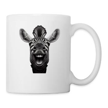 Lachender Esel 1 - Tasse - Weiß - Rechts