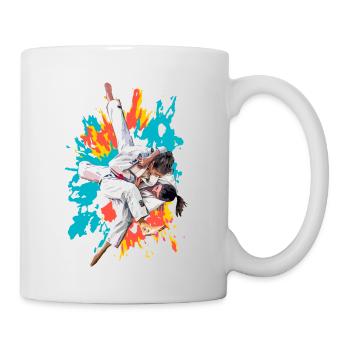 judo judoka - Mug - white - Right