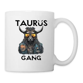 Taurus Gang Zodiac Sign - Mug - white - Right