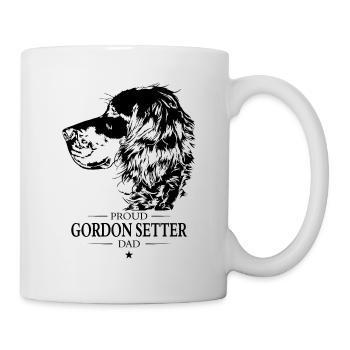 Gordon Setter Dad Hunde Hund Jagdhunde Wilsigns - Tasse - Weiß - Rechts